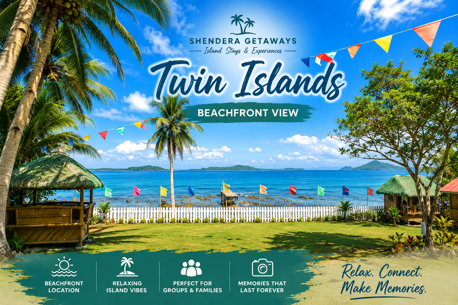 Twin Islands coastal getaway