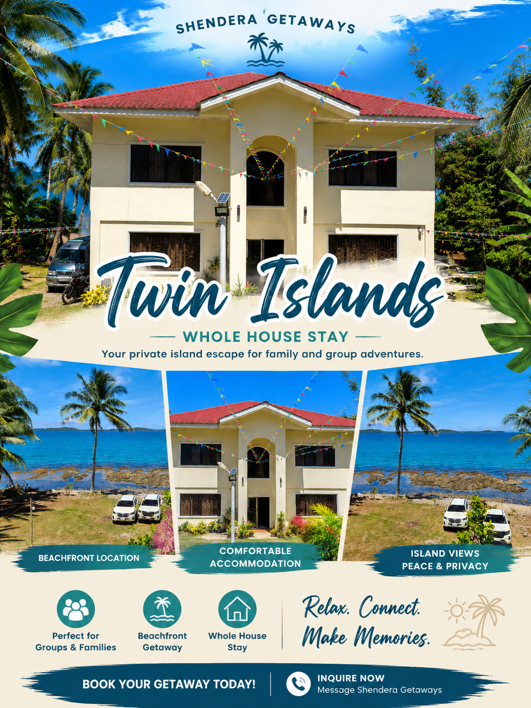 Twin Islands shared living spaces