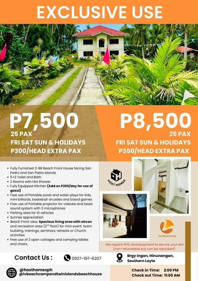 Twin Islands 3BR Beach House Exclusive Use Package